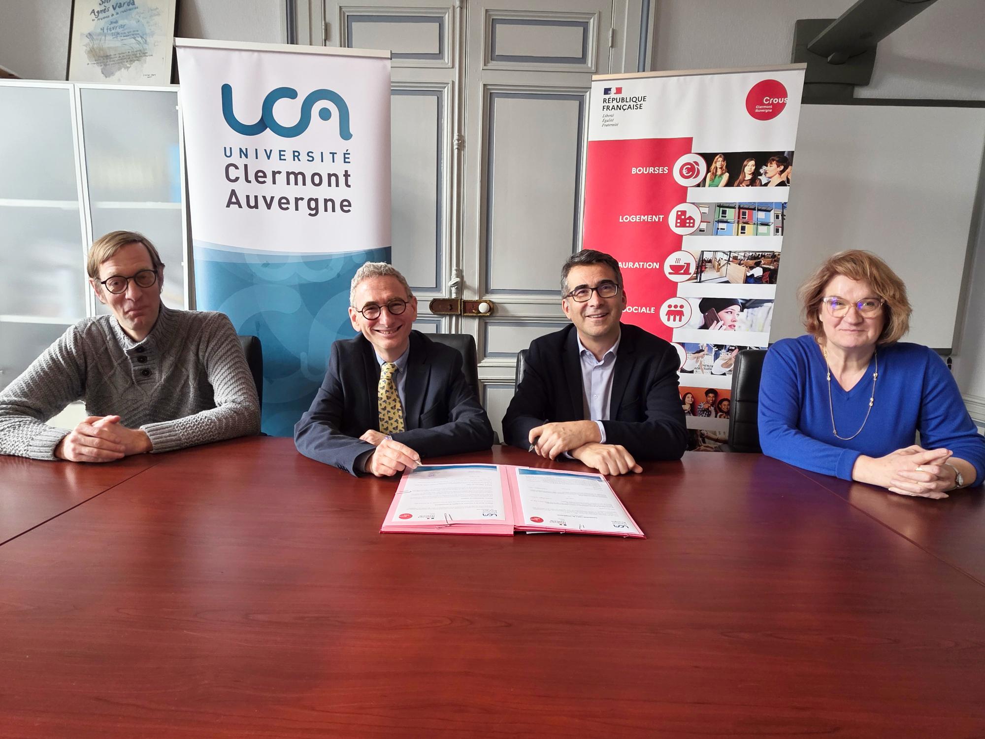 Convention UCA x Crous Clermont Auvergne, janvier 2026